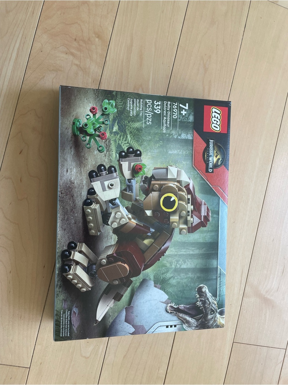Lego Jurassic World Brown, Tan & Dark Red Baby Dinosaur Building Set